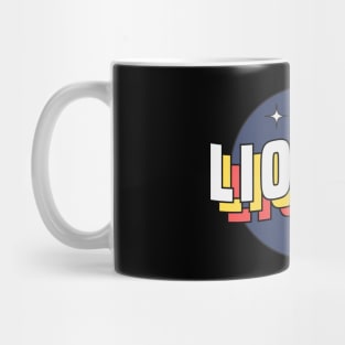 Lionel - Colorful Layered Retro Letters Mug